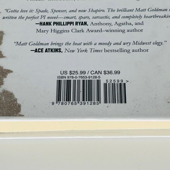 Gone To Dust, a hardcover book / novel by Matt Goldman - Good Used Condition - Picture 10 of 11